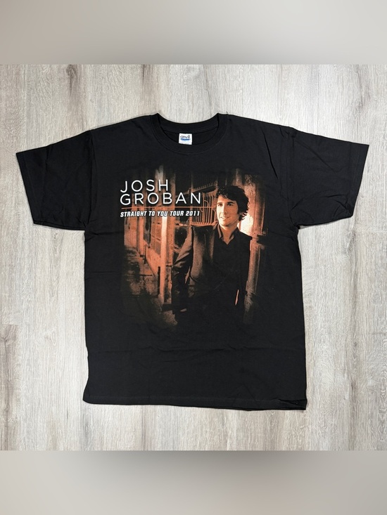 Anvil Other - Vintage 2011 Josh Groban Straight To You Tour T-Shirt Large